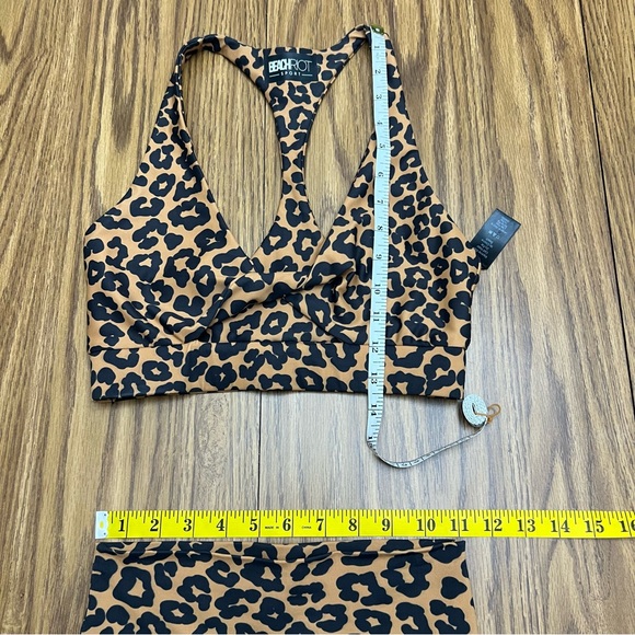 NEW Beach Riot Leopard Set: Twist Top + Piper Legging in Leopard - Picture 8 of 12